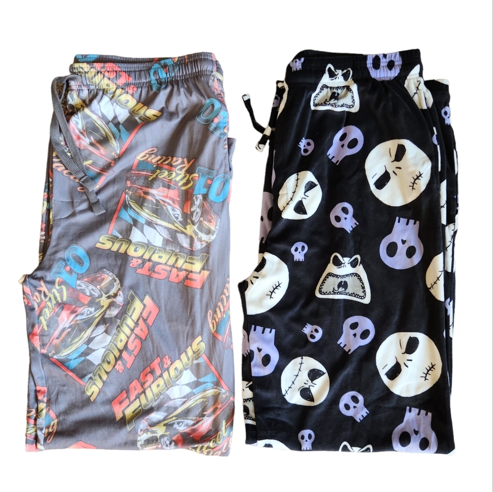 Bundle of 2 men's sleep bottoms. Disney The Nightmare Before Christmas &